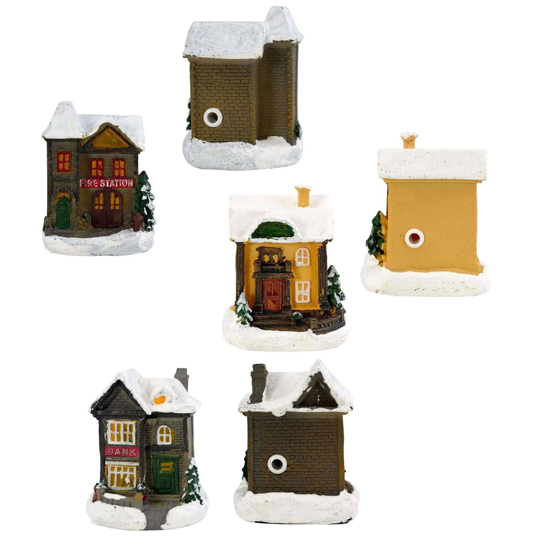 10pc Christmas Village Set
