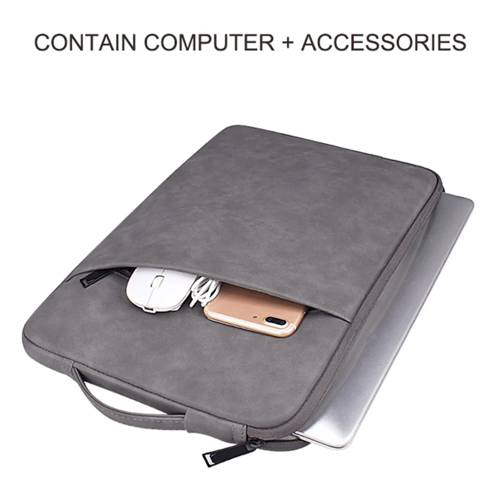 14.1-15.4 Inch Sheepskin Notebook Inner Bag Options