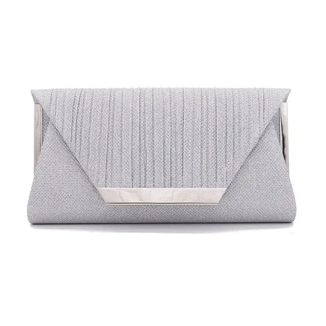 2021 Lady Handbag Party Soft Single Chain Package Cover Type Clutches