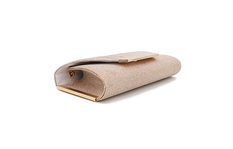2021 Lady Handbag Party Soft Single Chain Package Cover Type Clutches