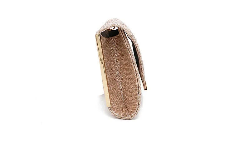 2021 Lady Handbag Party Soft Single Chain Package Cover Type Clutches