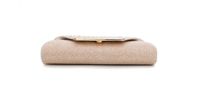 2021 Lady Handbag Party Soft Single Chain Package Cover Type Clutches