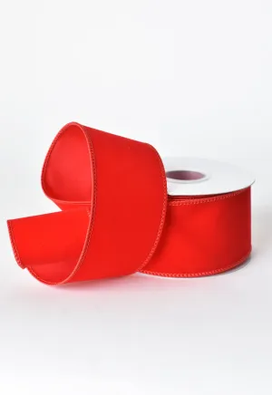 2.5" x 10 Yard Classic Outdoor Faux Velvet Ribbon