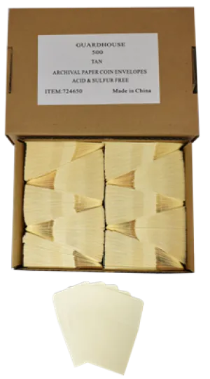 2x2 Paper Coin Envelopes - Tan