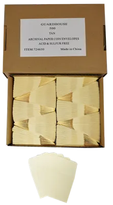 2x2 Paper Coin Envelopes - Tan