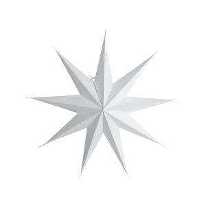 9 Point Star | 45cm | White or Brown/Black | by House Doctor