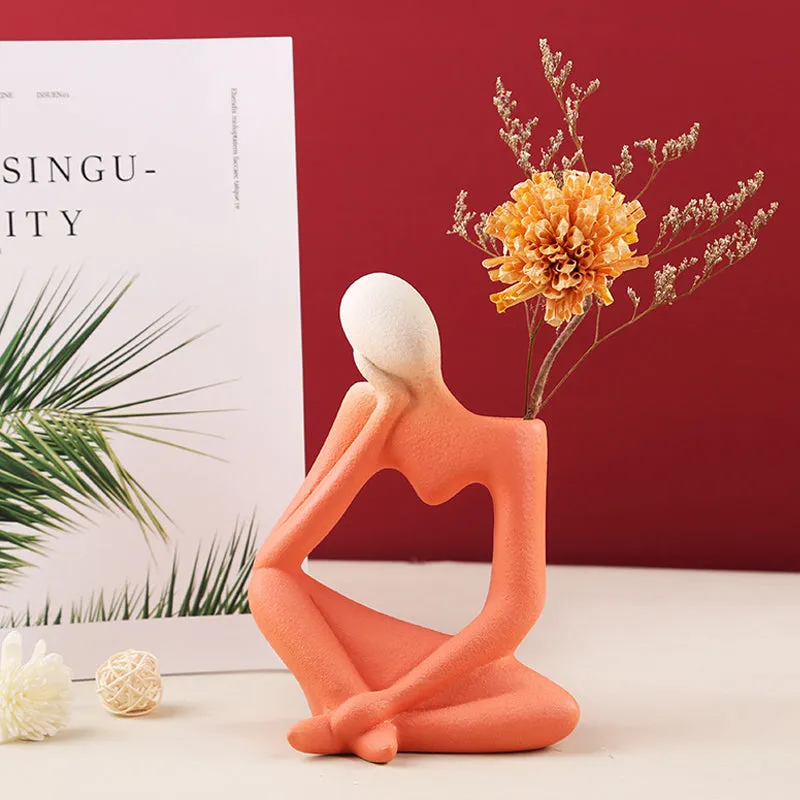 Abstract Thinking Vase