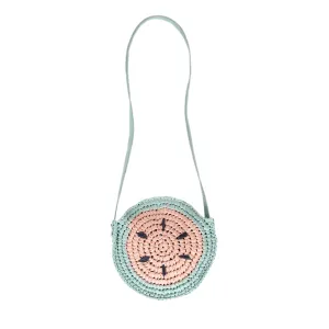 Acorn Straw Bag - Watermelon
