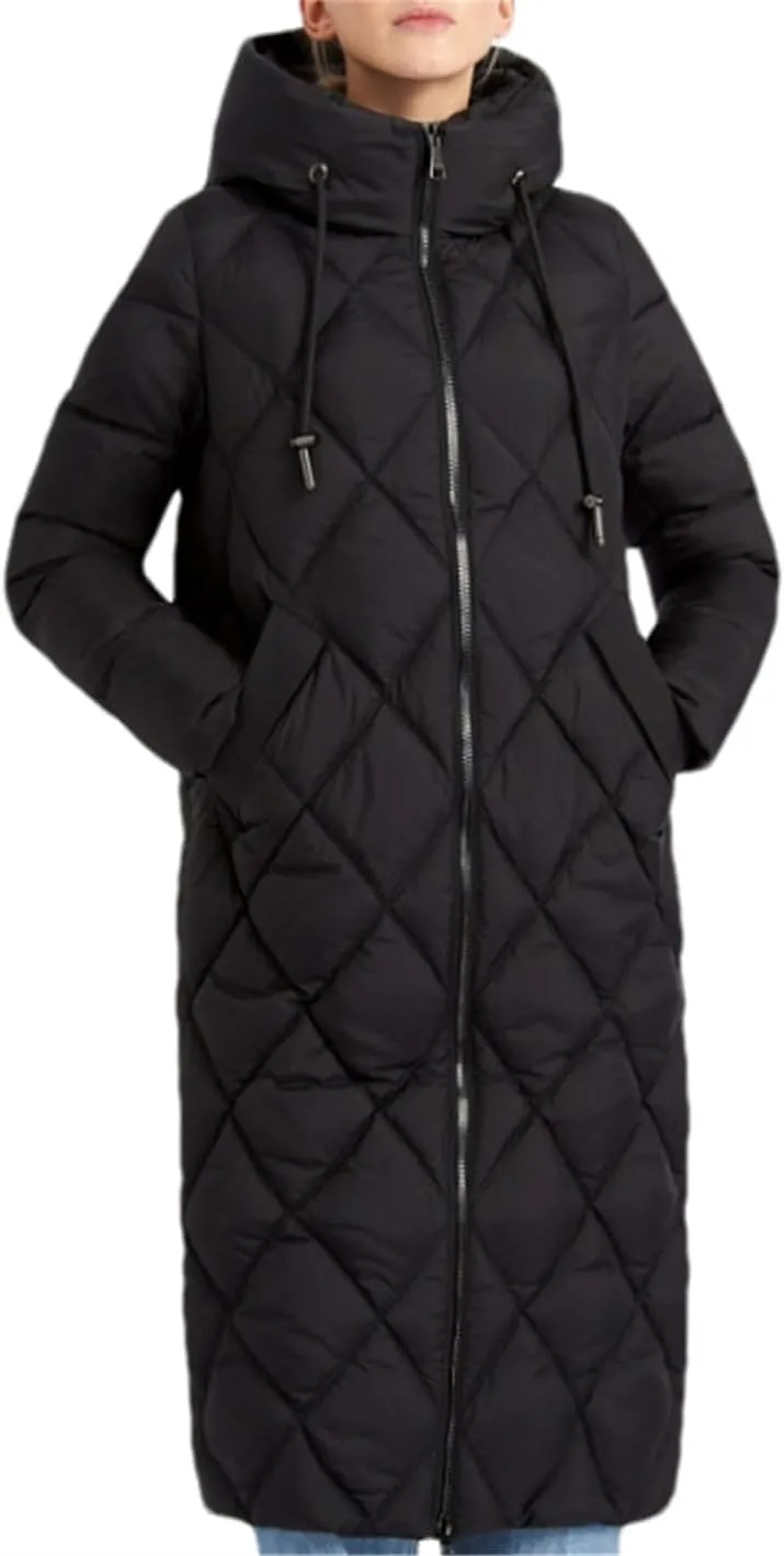 Adhdyuud Women's Down Jacket Parkas Thickened Outerwear Warm Cotton Padded Quilted Coats