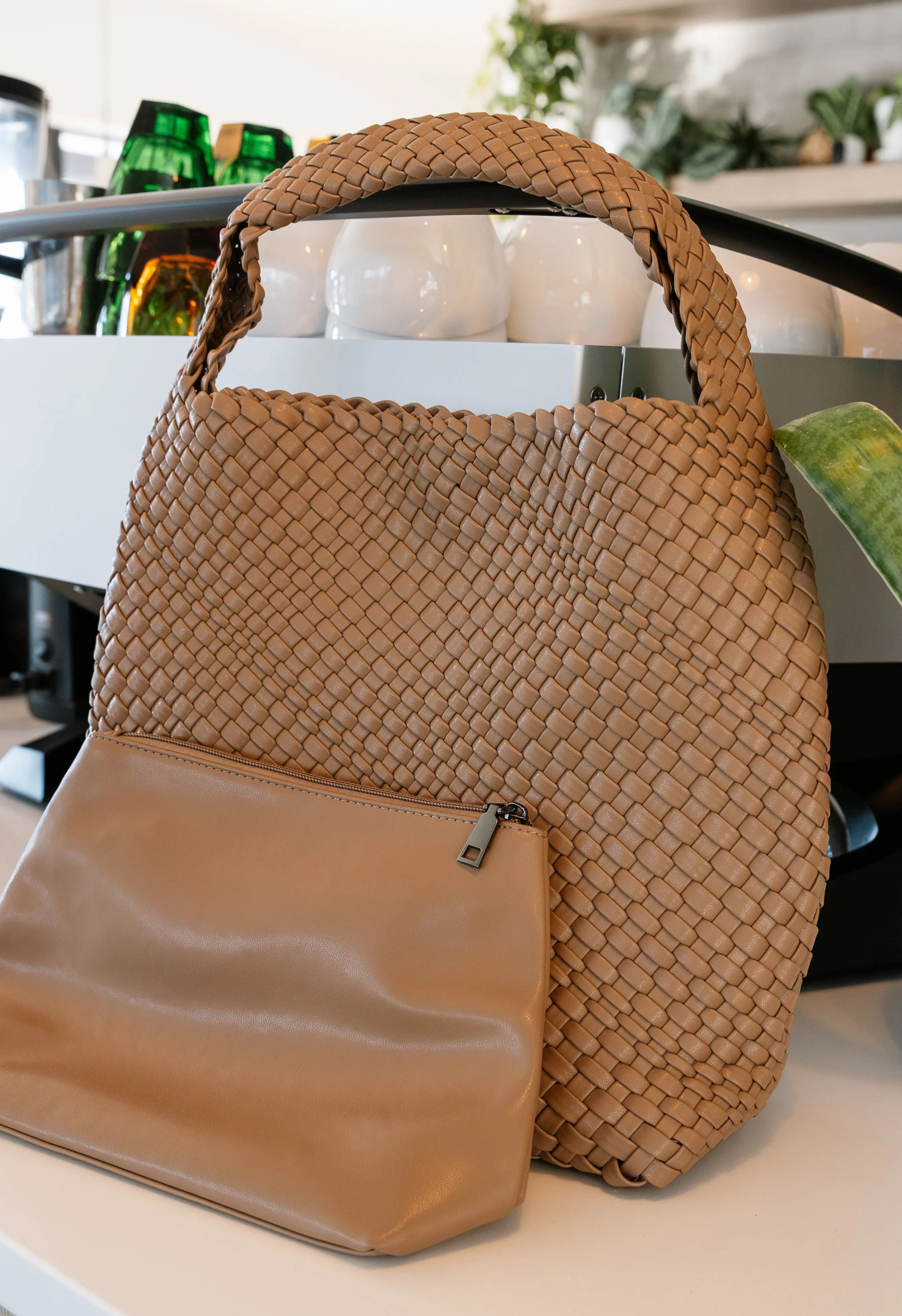 Alexandra Textured Bag - TAUPE