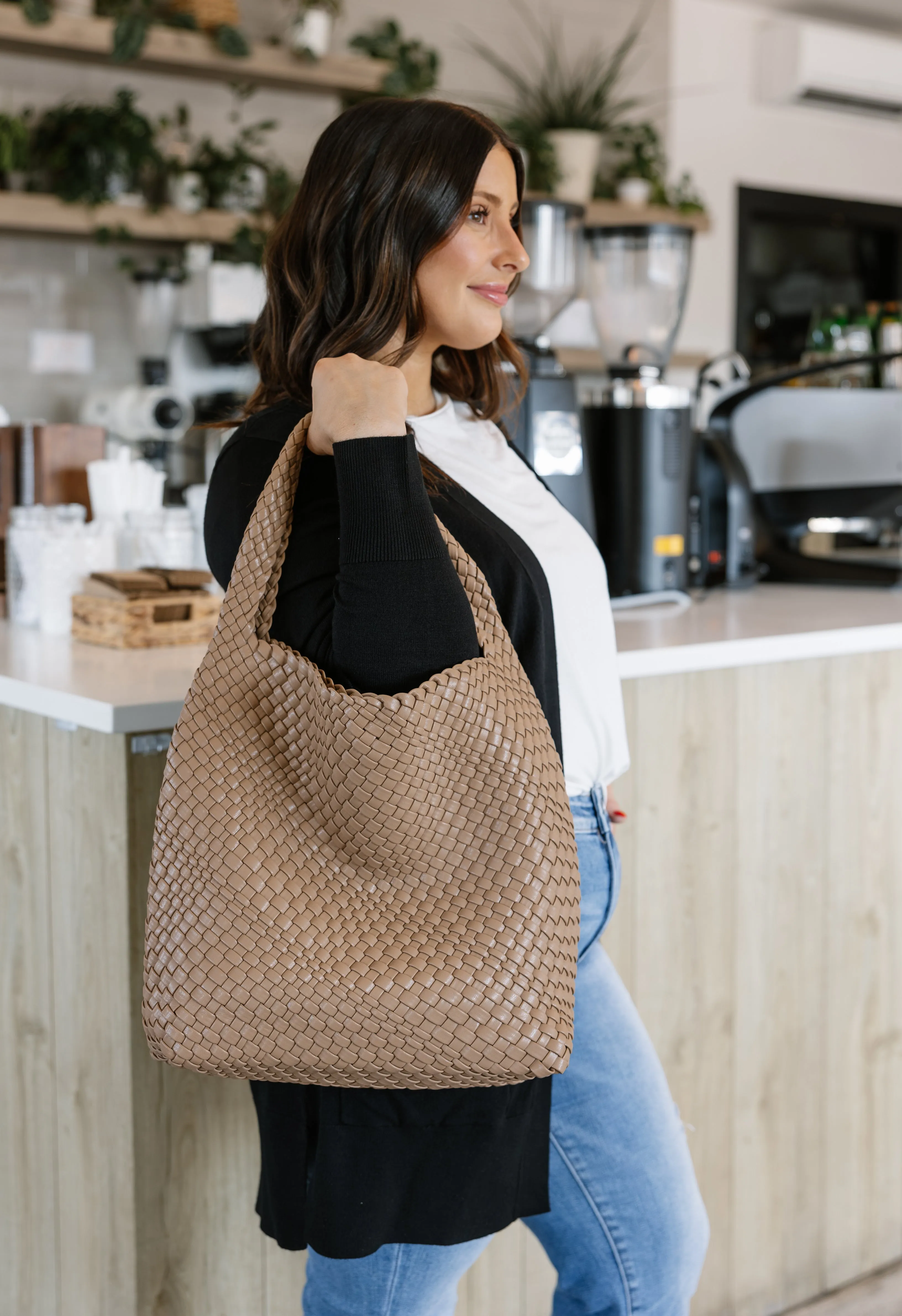 Alexandra Textured Bag - TAUPE