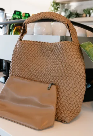 Alexandra Textured Bag - TAUPE