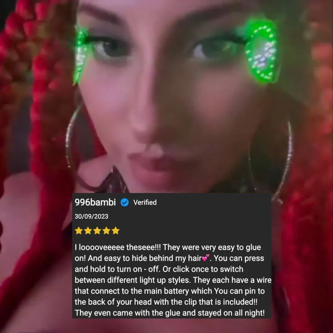 Aliens LED Face Stickers