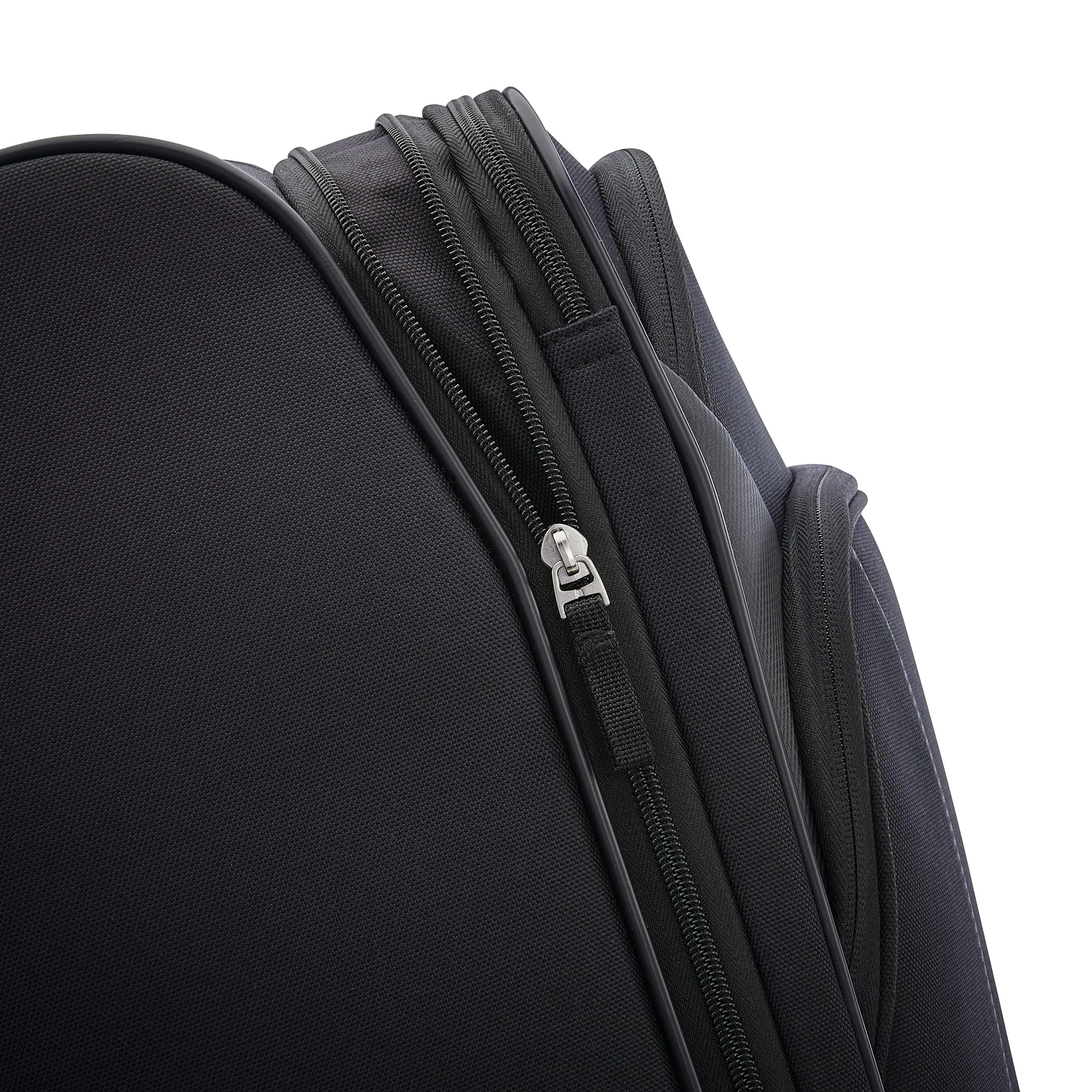 AMERICAN TOURISTER 4 KIX 2.0 Softside Expandable Luggage, Black, 24 Spinner