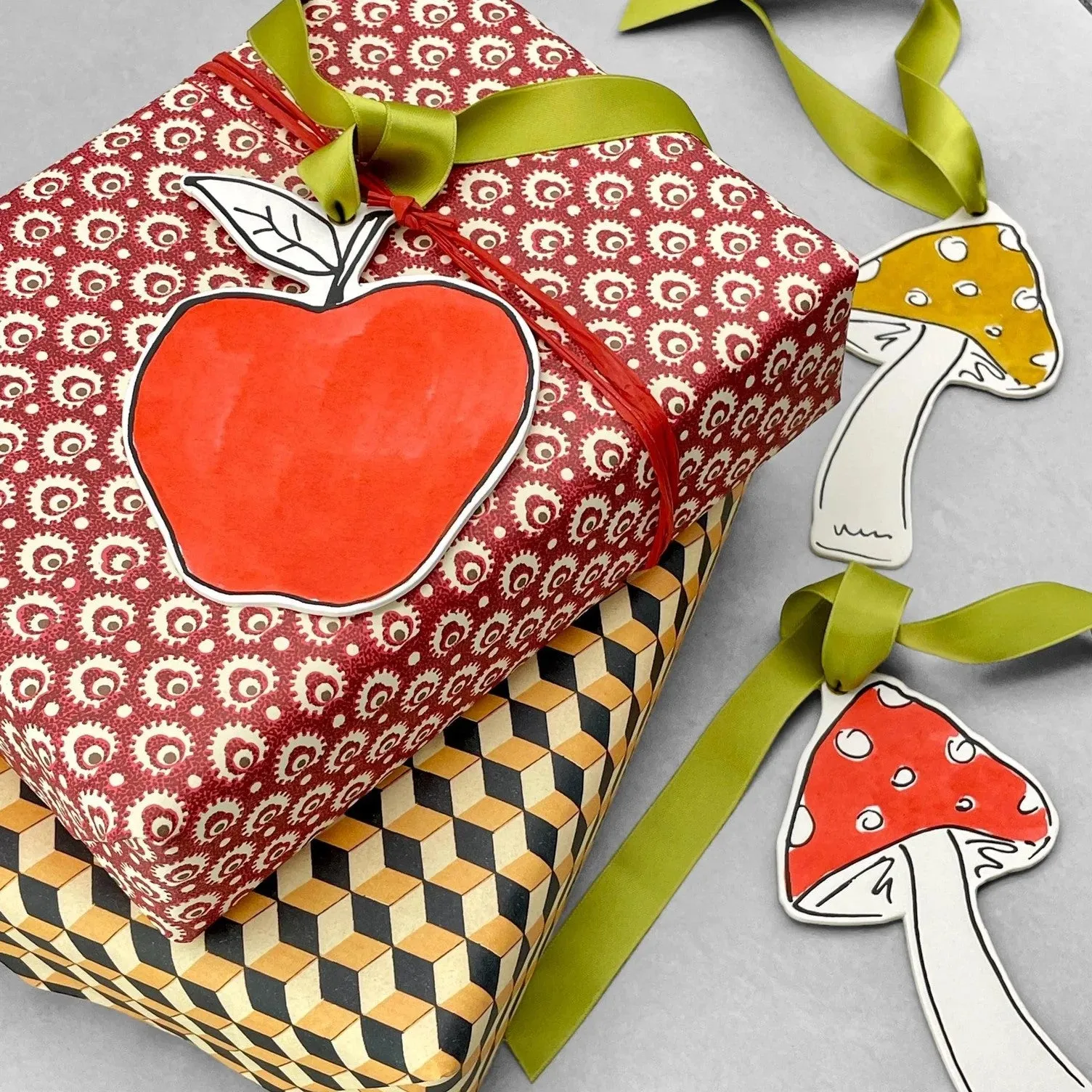 Apple Decoration in Red