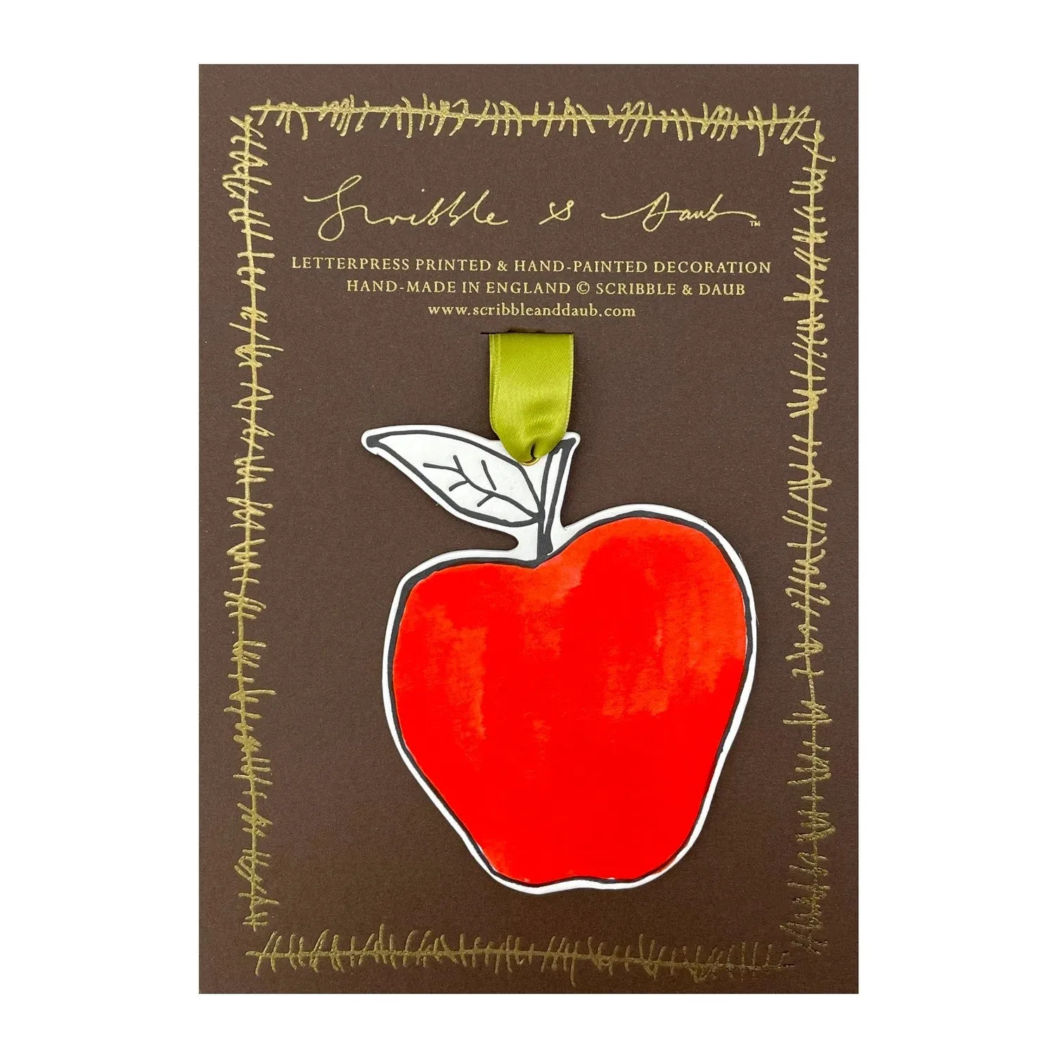 Apple Decoration in Red