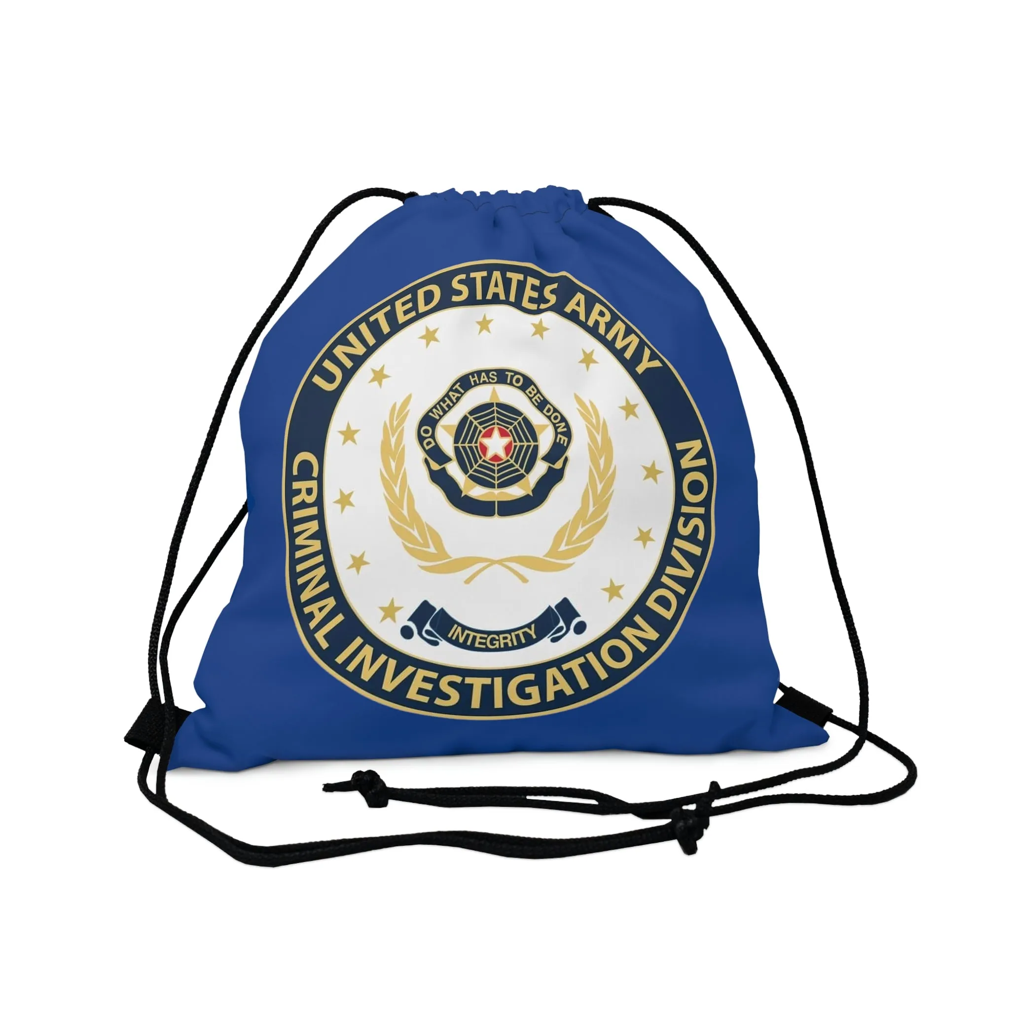 Army CID Seal - Outdoor Drawstring Bag