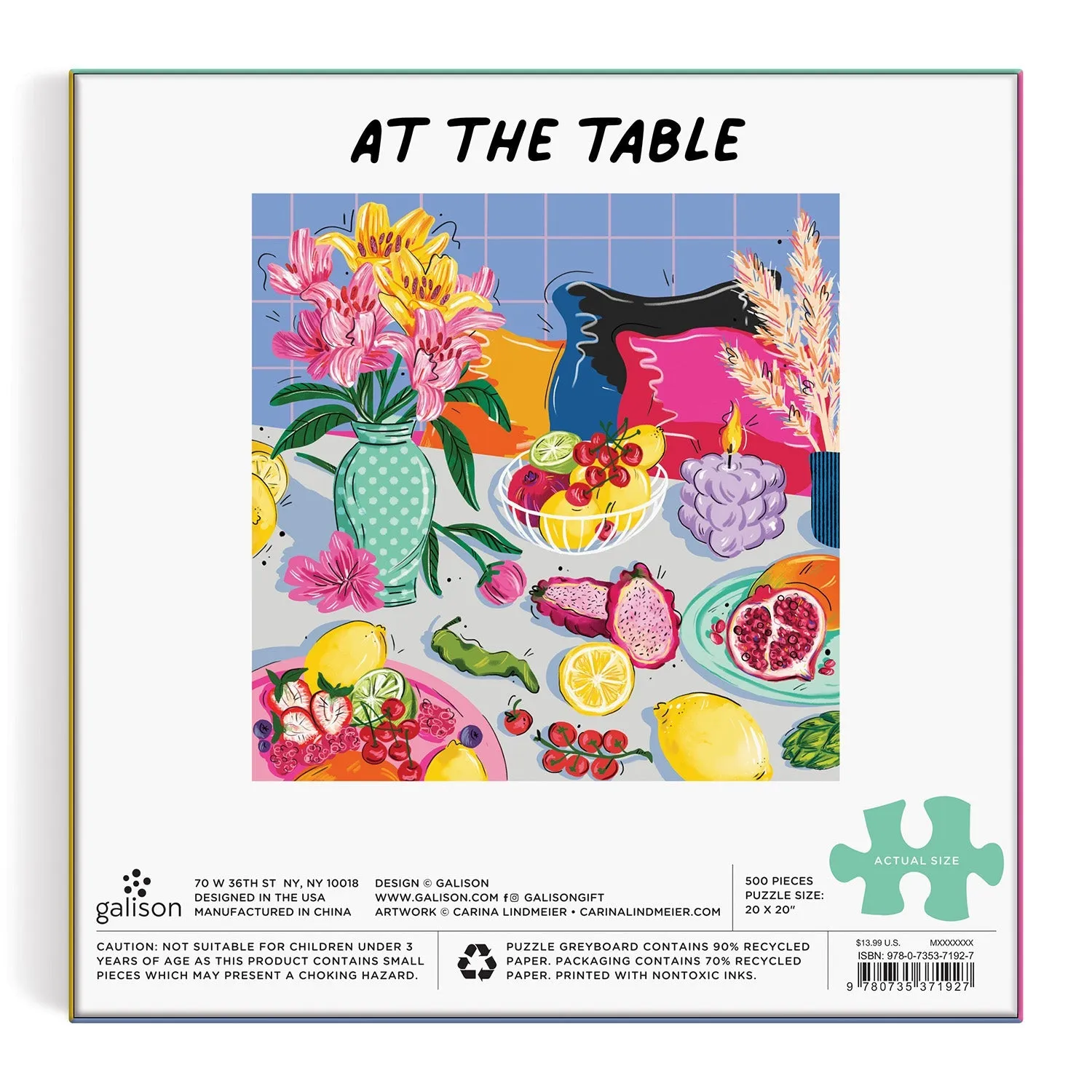 At the Table 500 Piece Puzzle