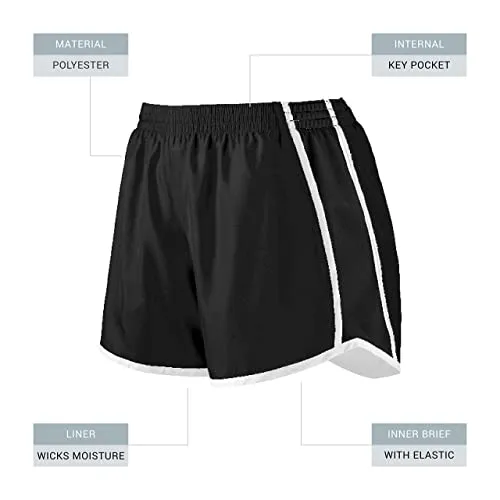 Augusta Sportswear Mens Modern Athletic-shorts, Royal/Wht/Blk, Medium US