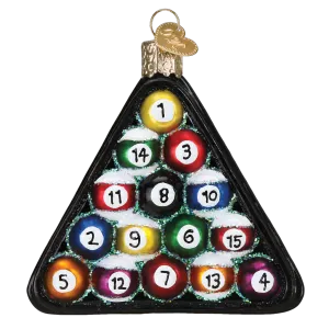 Billiard Balls Ornament