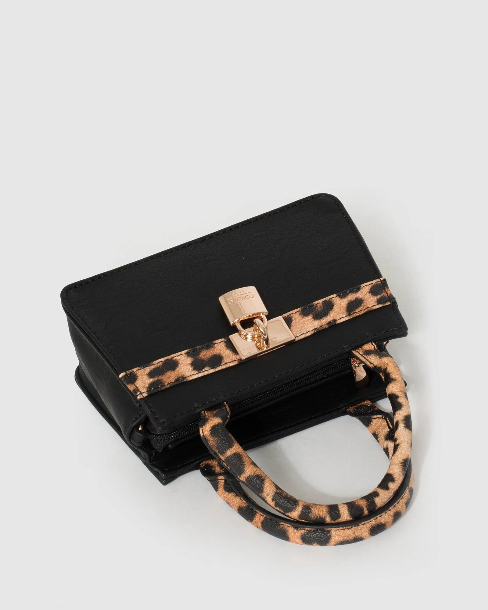 Black Danica Lock Mini Bag