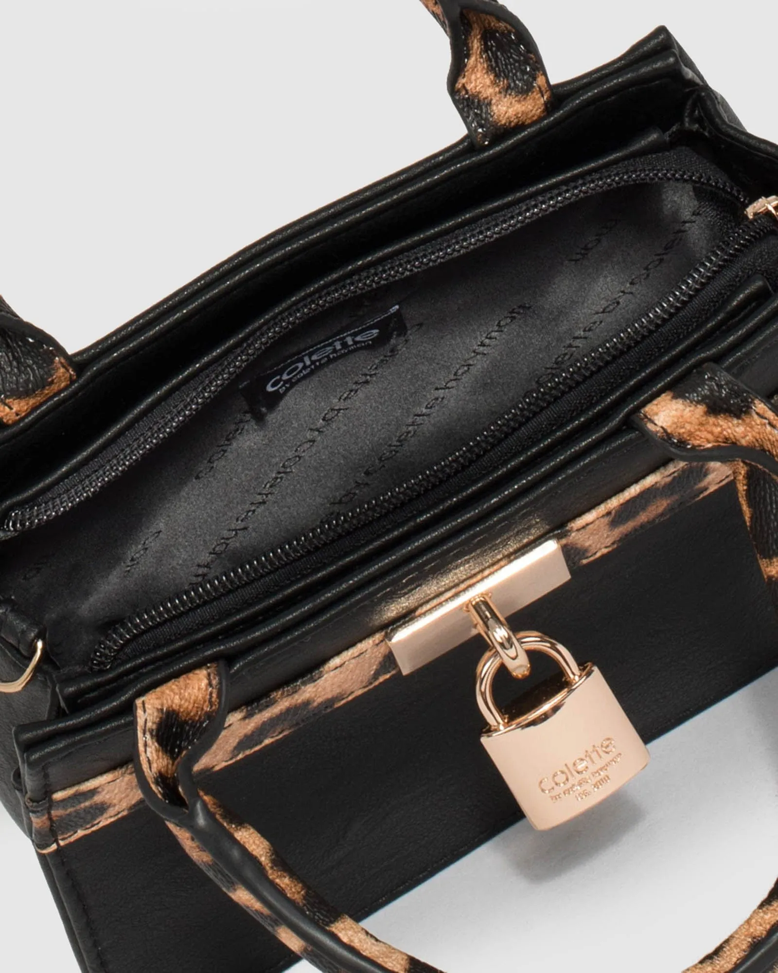 Black Danica Lock Mini Bag