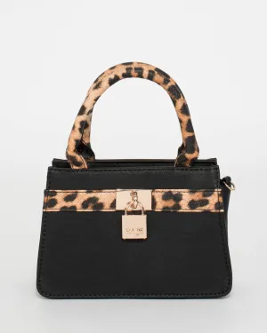 Black Danica Lock Mini Bag