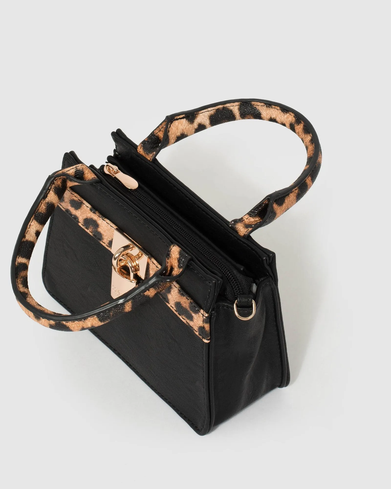Black Danica Lock Mini Bag