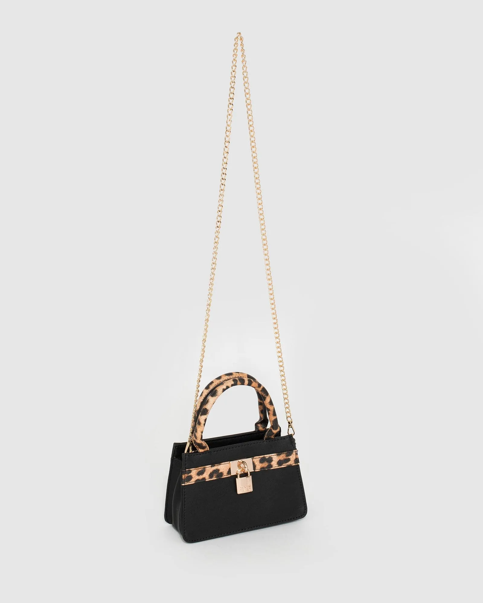 Black Danica Lock Mini Bag