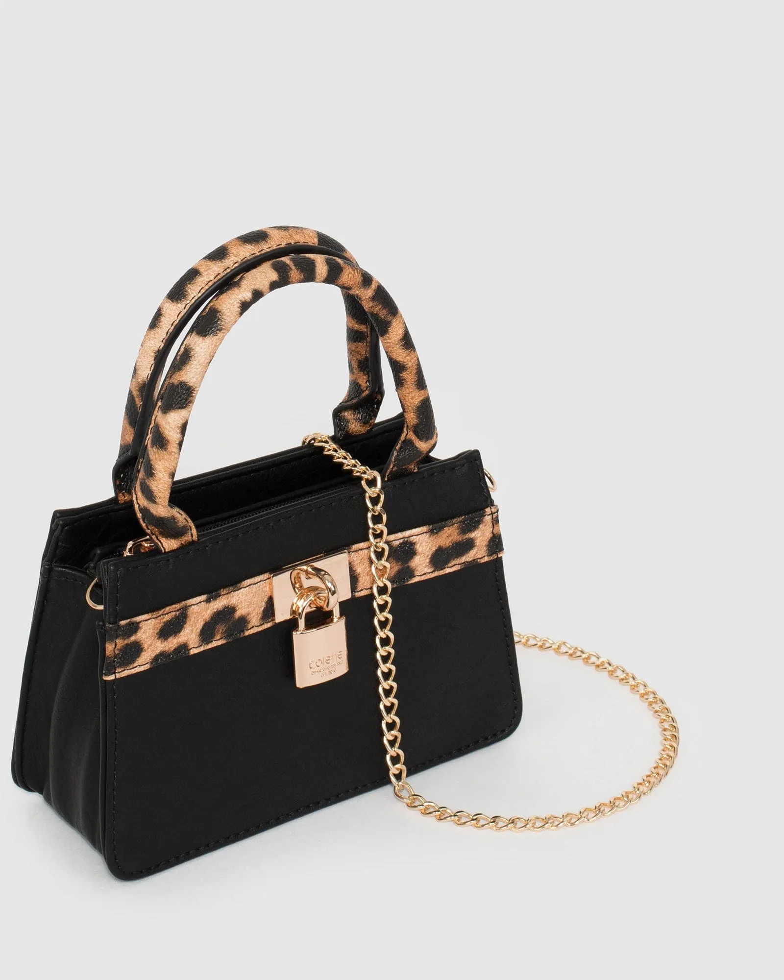 Black Danica Lock Mini Bag