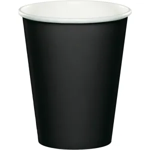 Black Velvet Hot/Cold Paper Cups 9 Oz (8/Pkg)