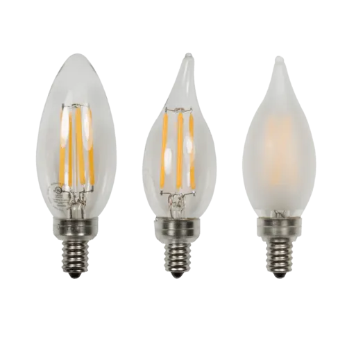 Brilliance LED Candelabra Edge Filament 120VAC