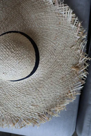 BROOKLYN'S BOHO STRAW HAT - NATURAL