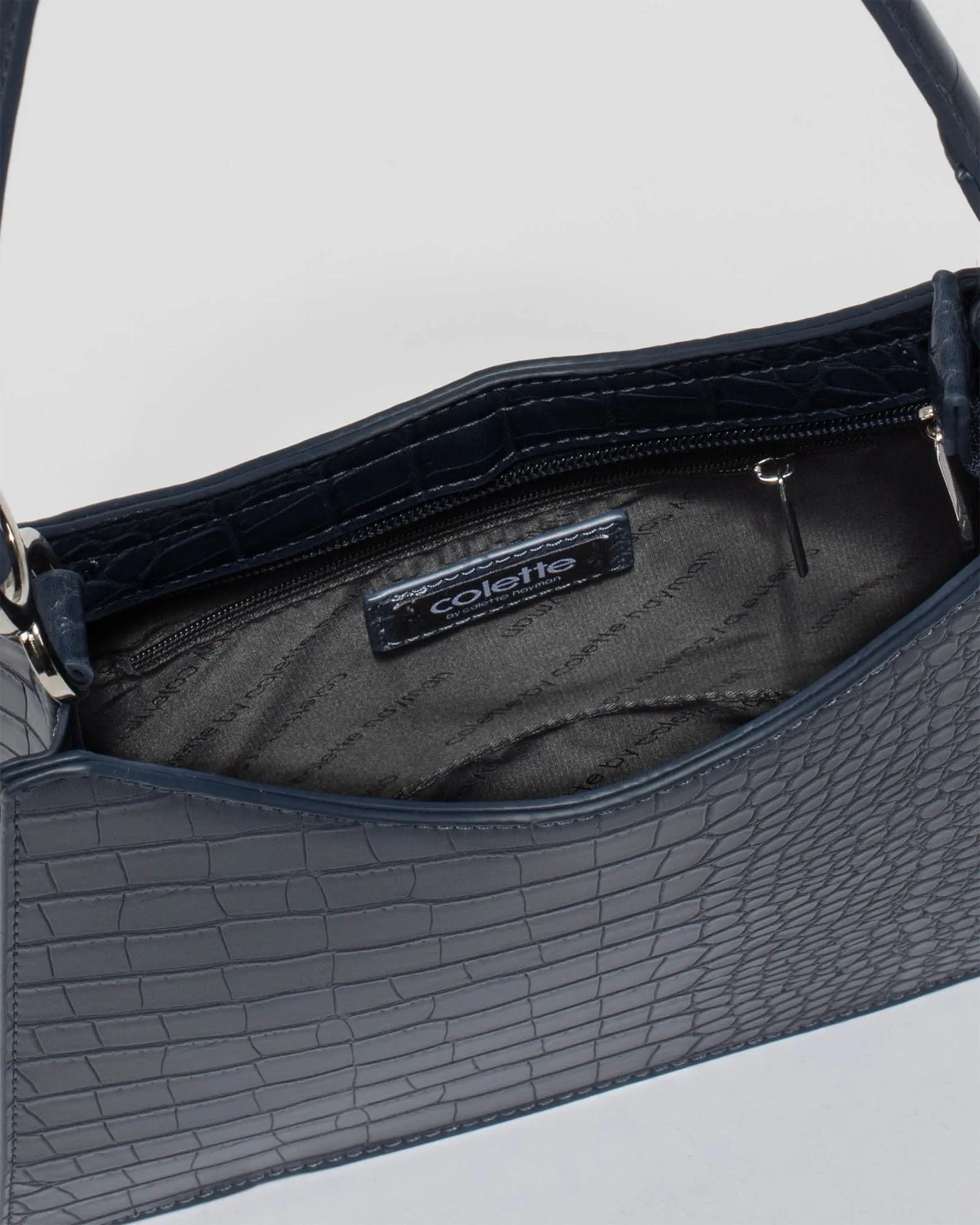 Brynn Navy Slouch Bag