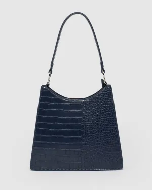 Brynn Navy Slouch Bag