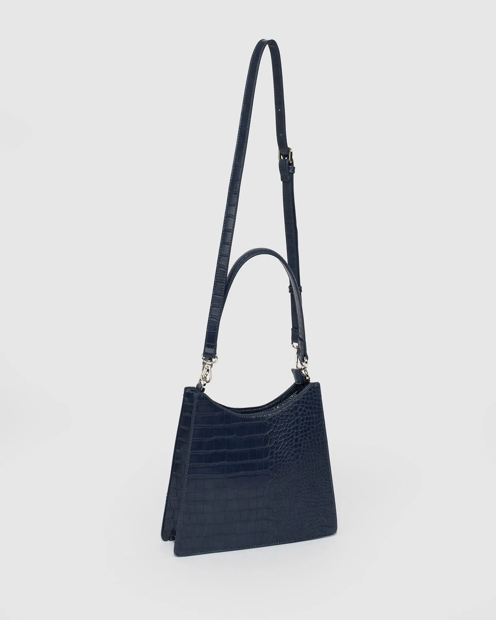 Brynn Navy Slouch Bag