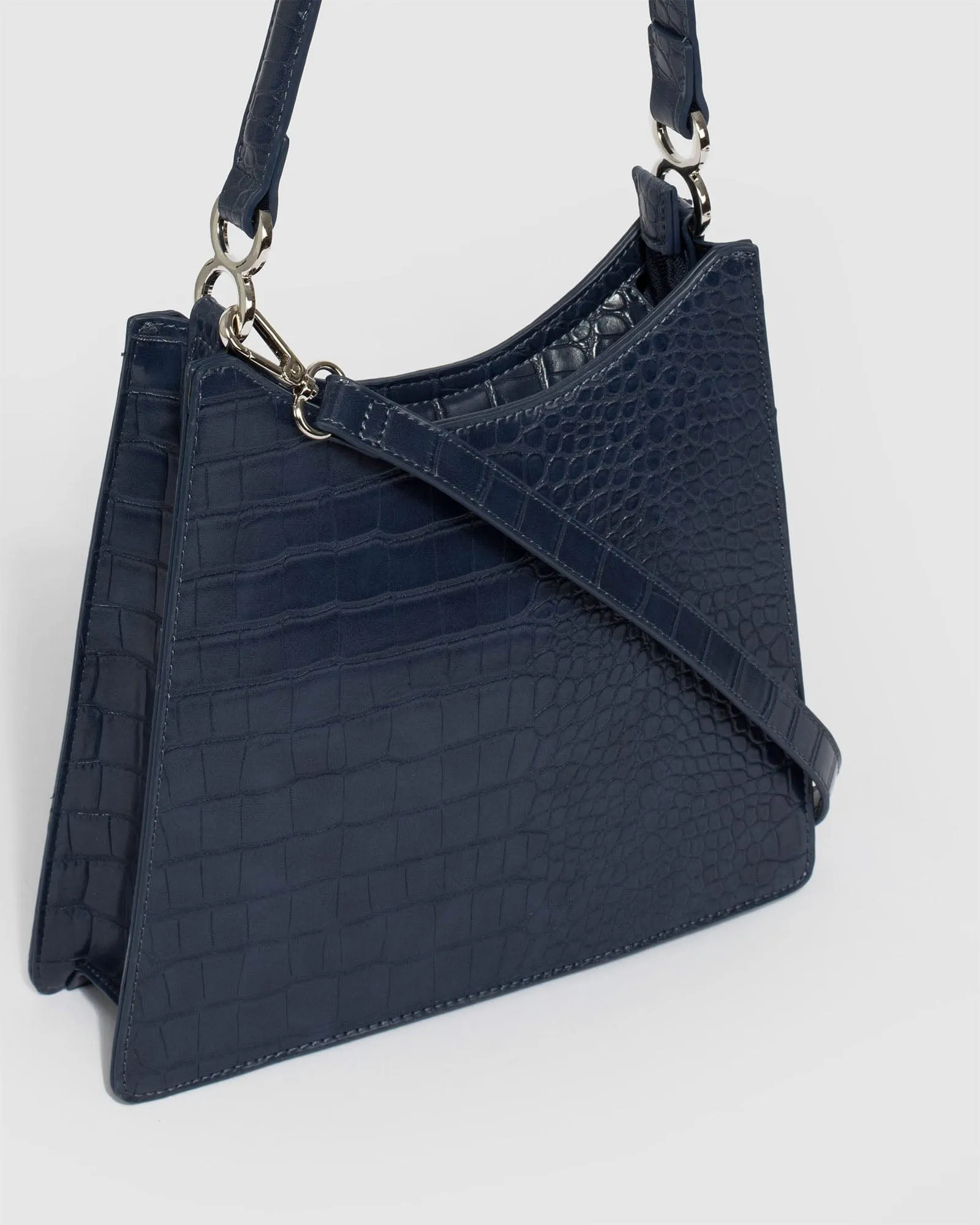 Brynn Navy Slouch Bag