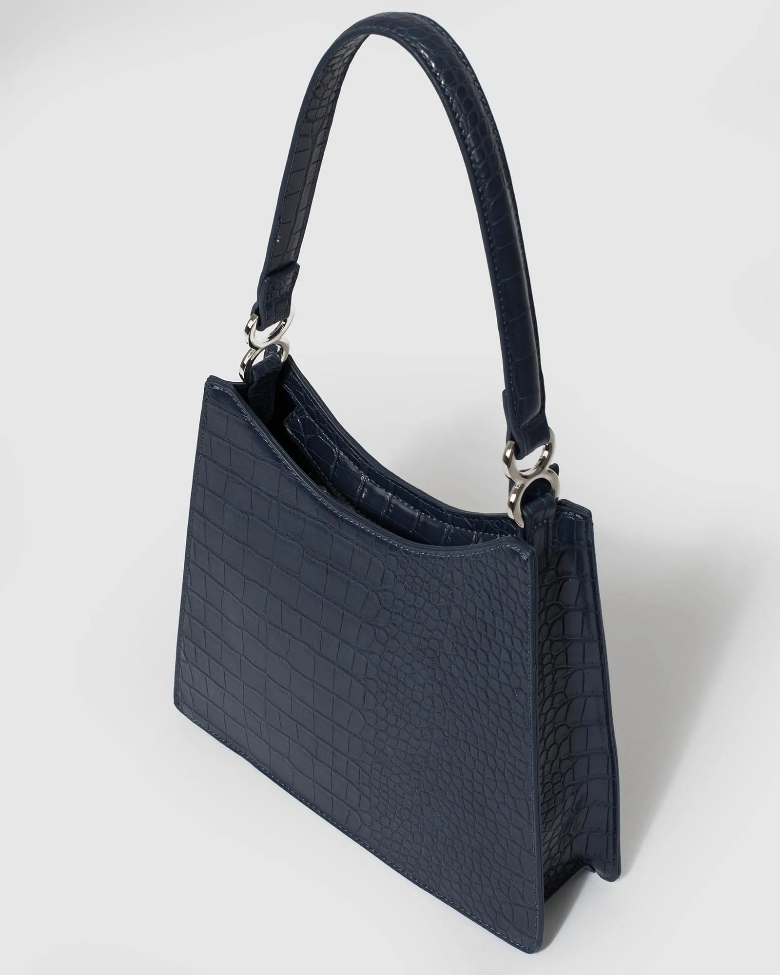 Brynn Navy Slouch Bag