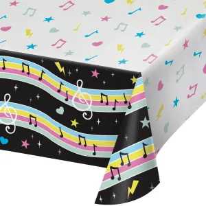 Bulk Birthday Beats Disco Party Paper Tablecloths (Case of 6)
