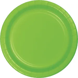 Bulk Fresh Lime Sturdy Style 8.75 inch Paper Dinner Plates (240 per Case)