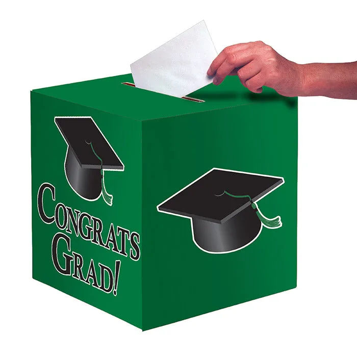 Bulk Graduation Card Boxes Green (6 per Case)