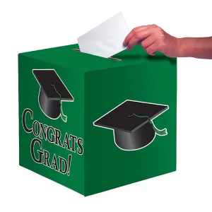 Bulk Graduation Card Boxes Green (6 per Case)