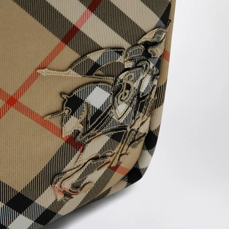 Burberry Mobile Phone Case With Shoulder Strap Check Men