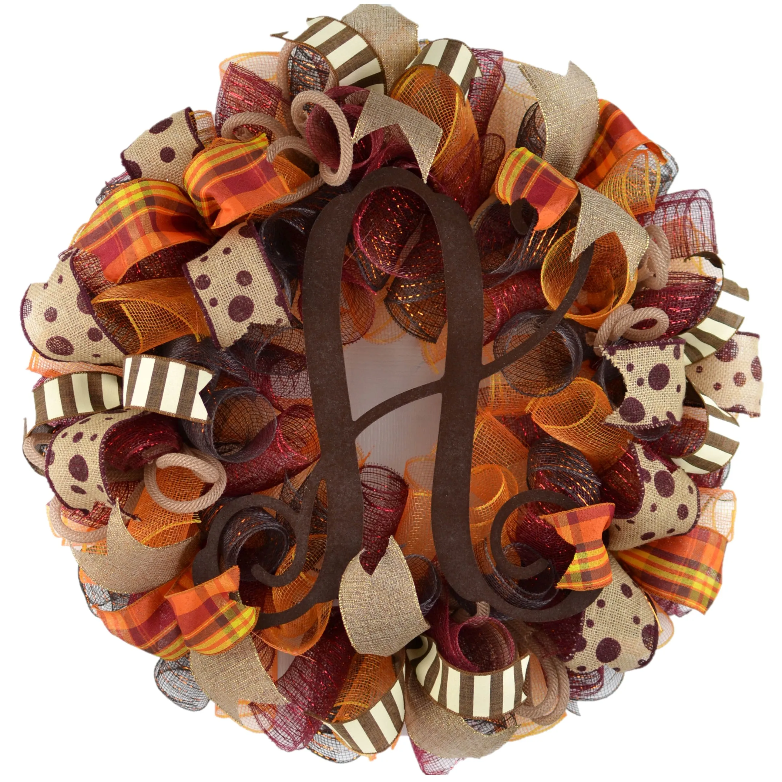 Burgundy Wreaths for Front Door, Thanksgiving Wreath : F2