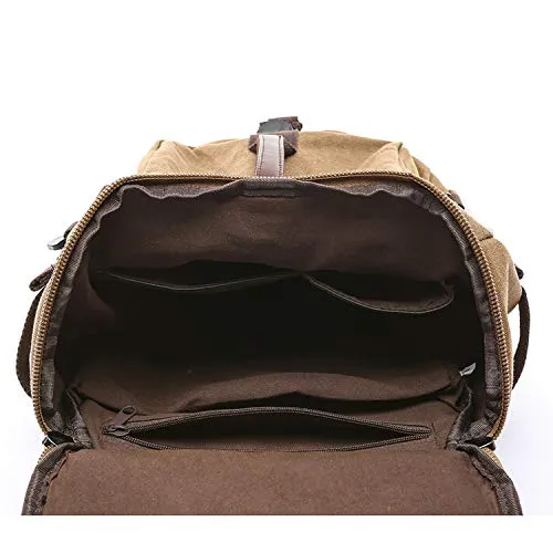 Canvas Men Luggage Bag Carry On Luggage Travel Bags Man Duffel Weekend Bag Travel Backpack,Blue L