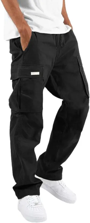 Cargo Pant for Men Casual Baggy Hiking Pants Lightweight Relaxed Fit Outdoor Stretch Workout Jogger with Multi Pocket