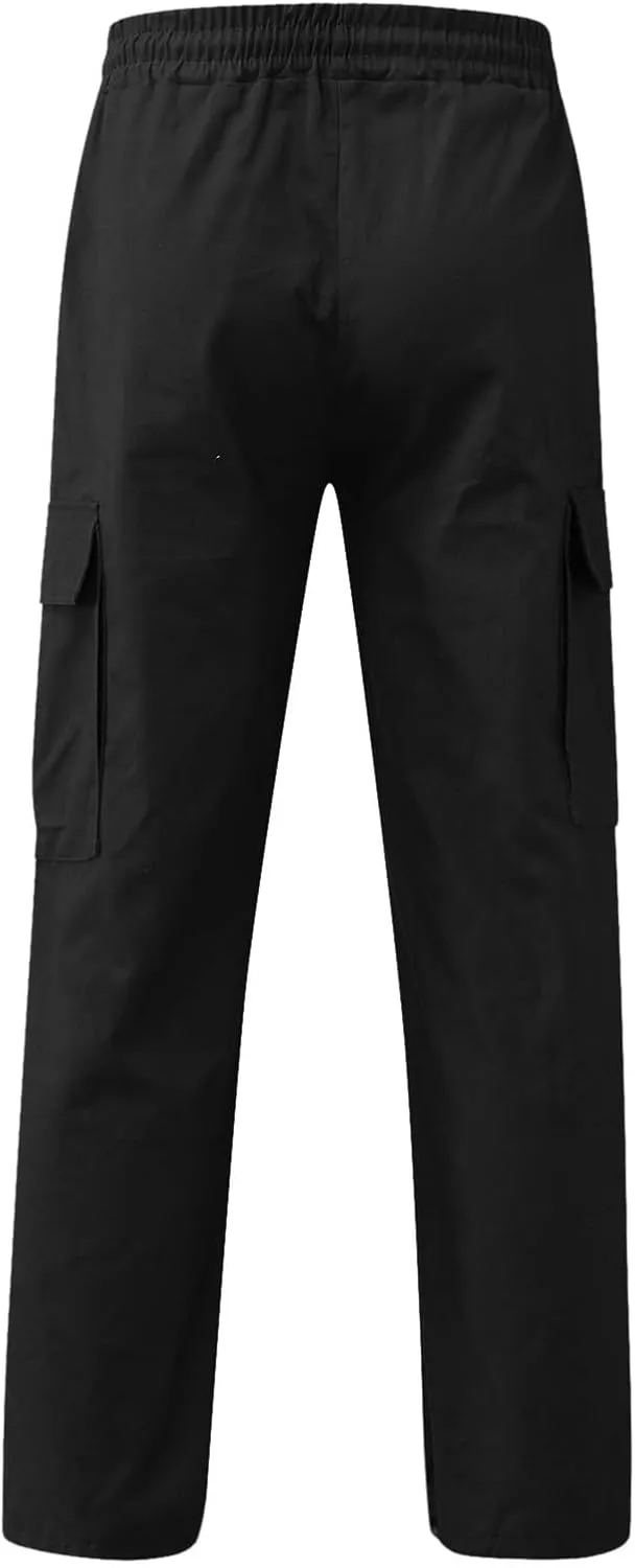 Cargo Pant for Men Casual Baggy Hiking Pants Lightweight Relaxed Fit Outdoor Stretch Workout Jogger with Multi Pocket