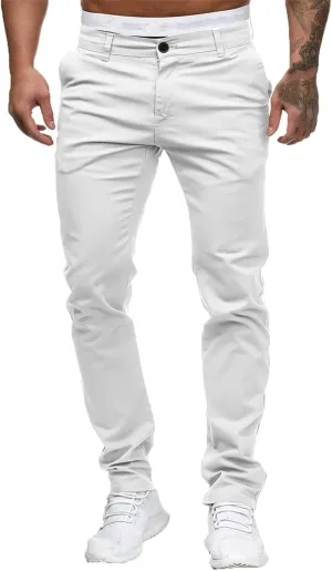 Cargo Pants for Men Big and Tall for Men Relaxed Fit Casual Slim Beach Work Streetwear Khaki Baggy Pants with Zipper