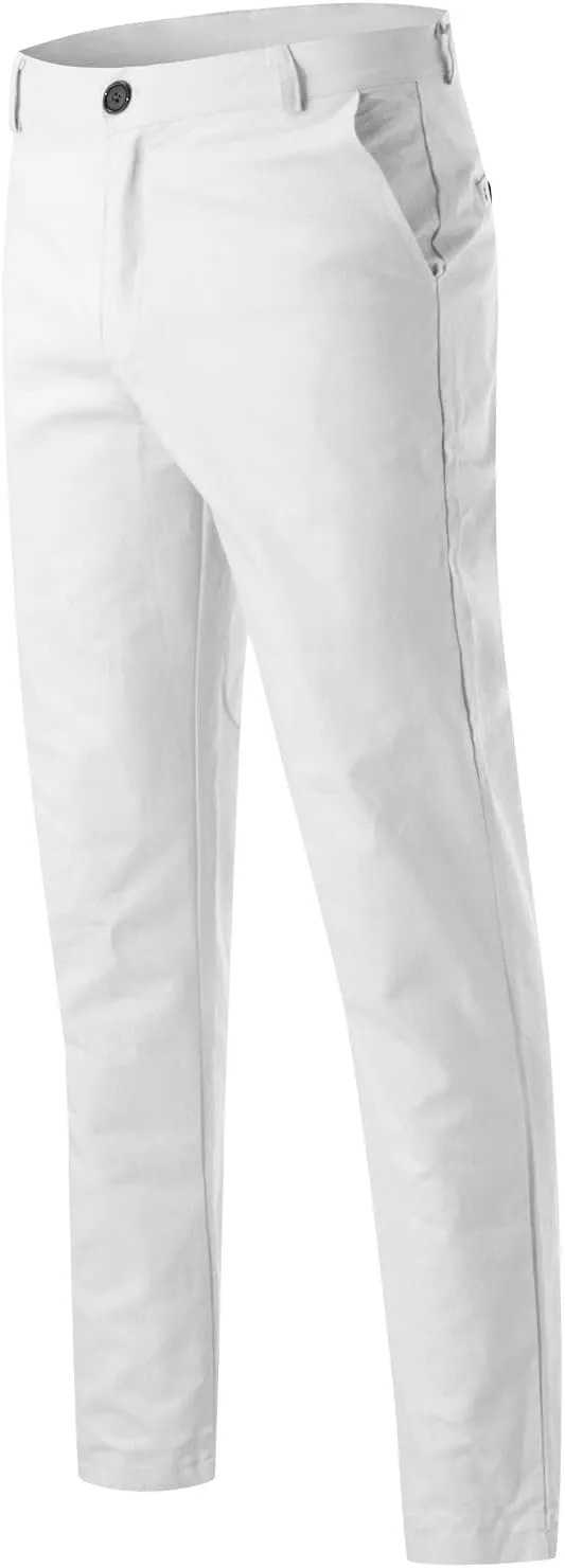 Cargo Pants for Men Big and Tall for Men Relaxed Fit Casual Slim Beach Work Streetwear Khaki Baggy Pants with Zipper