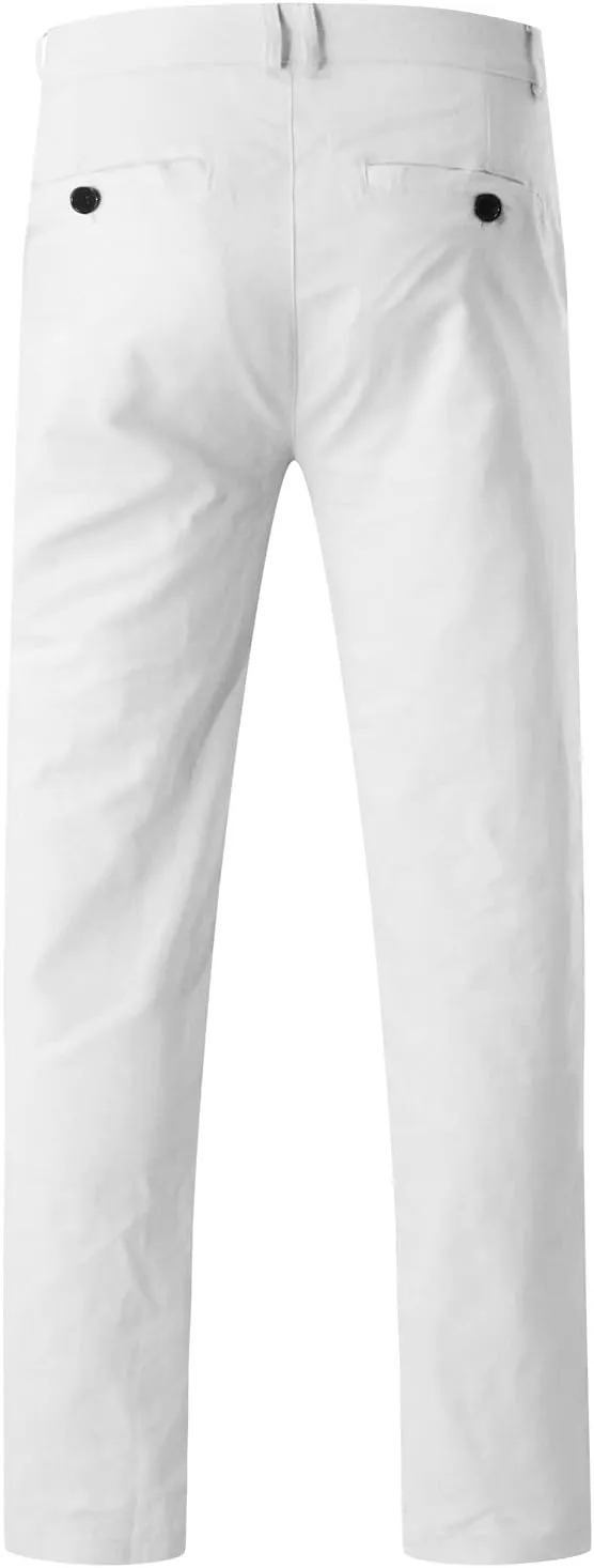 Cargo Pants for Men Big and Tall for Men Relaxed Fit Casual Slim Beach Work Streetwear Khaki Baggy Pants with Zipper